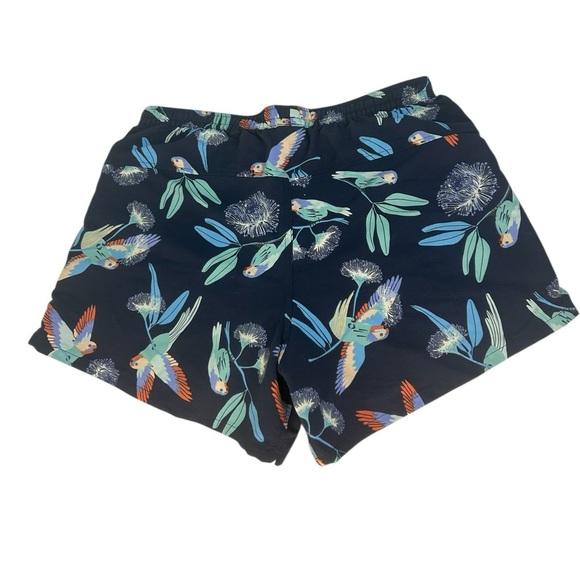 PATAGONIA ladies Shorts W's Baggies Worn Wear Parrots Neo Navy SZ Small Outdoor - Picture 4 of 13